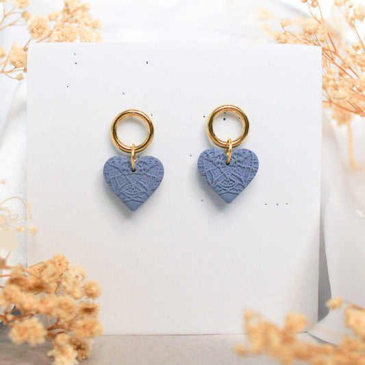 Ring & Heart Earrings