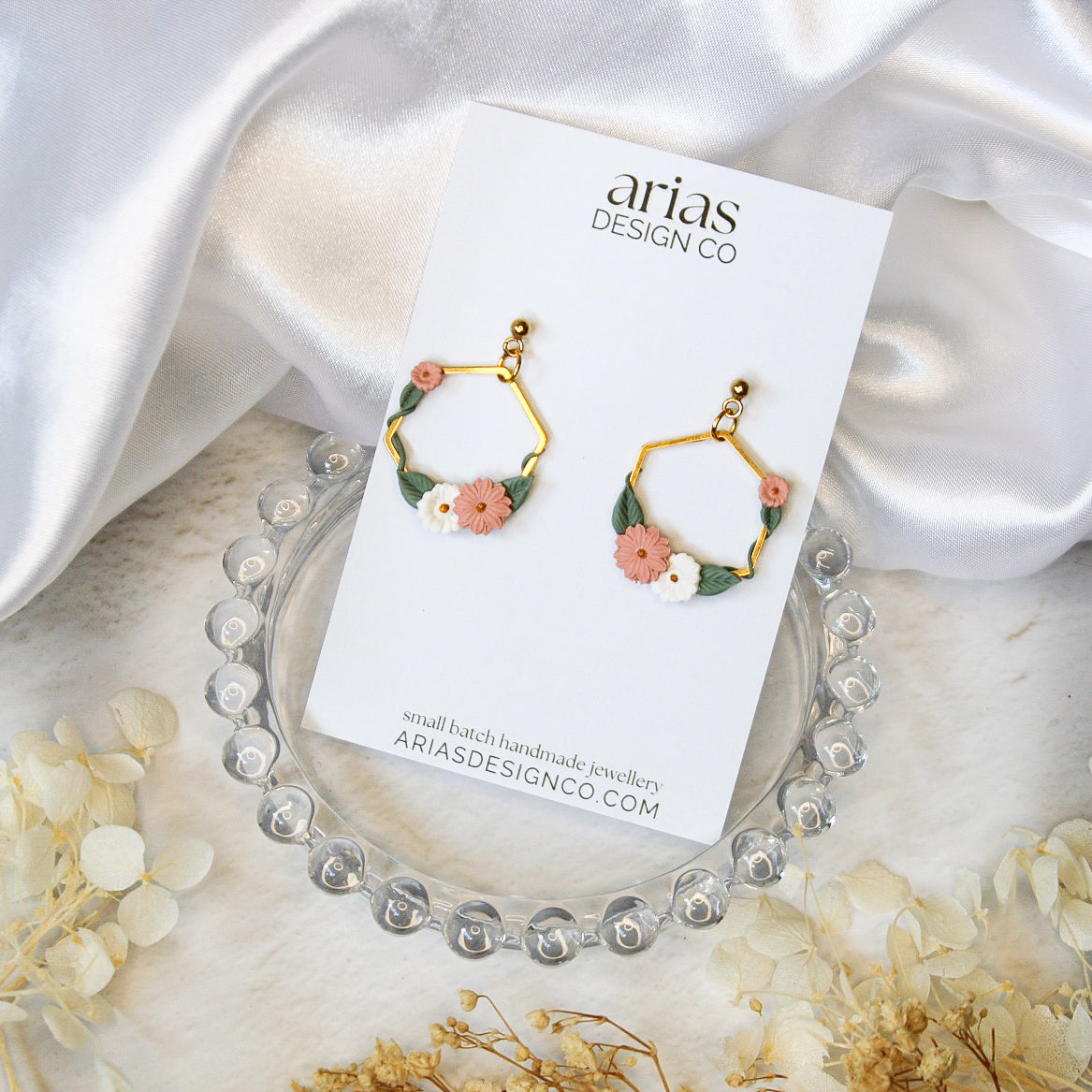 Ivy Hexagon Earrings SS25