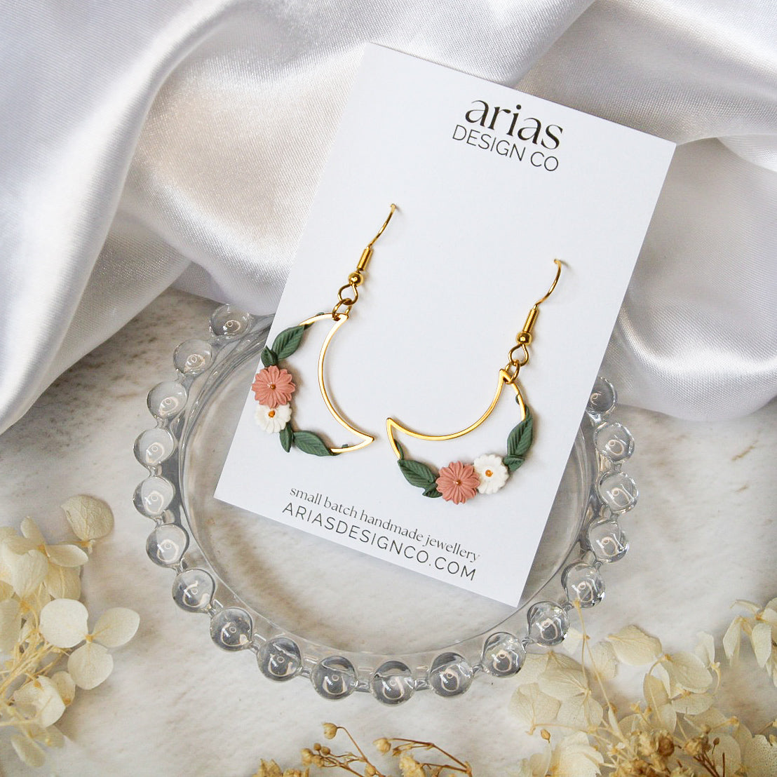 Ivy Crescent Earrings - SS25