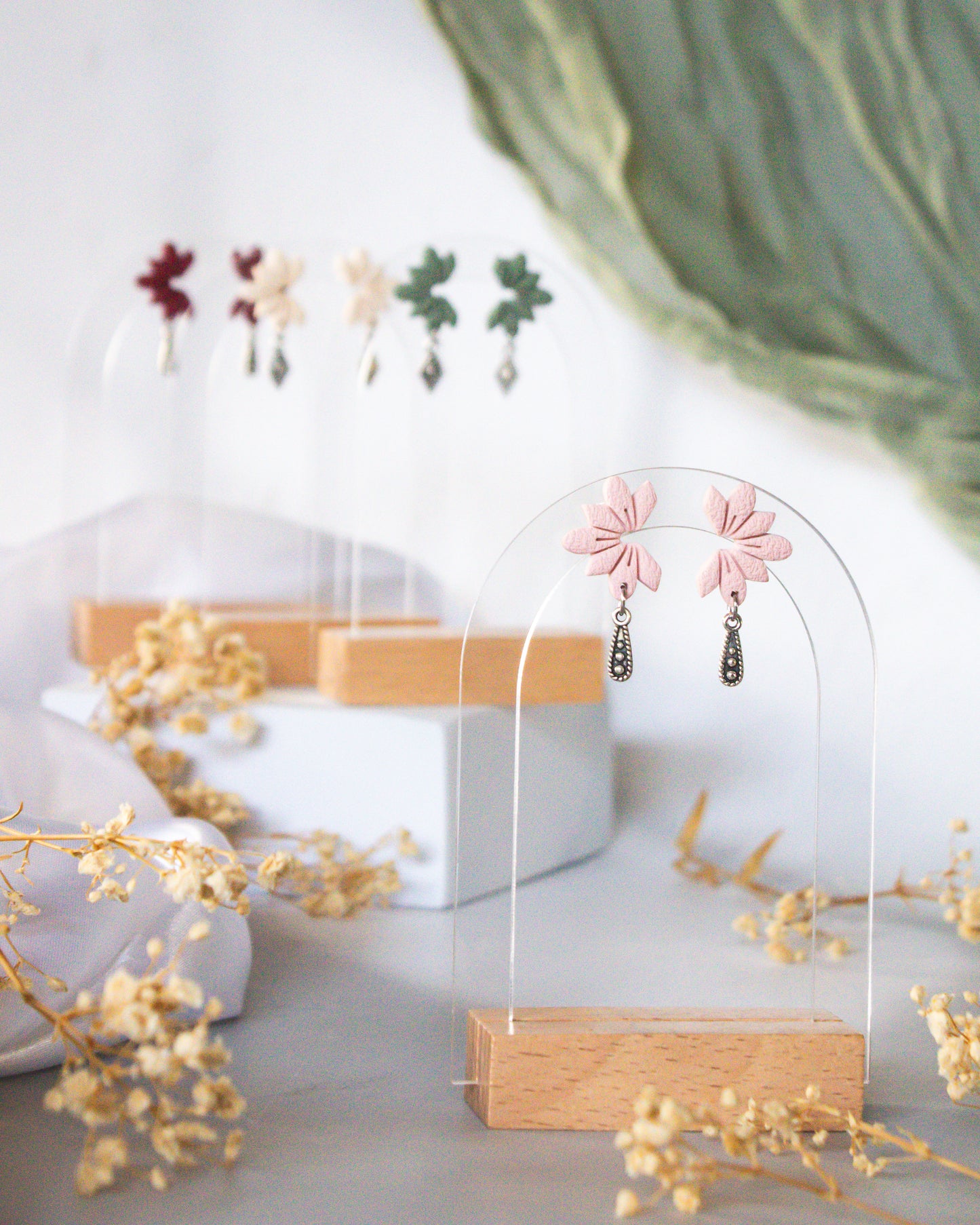 Blush Bloom Stud Earrings