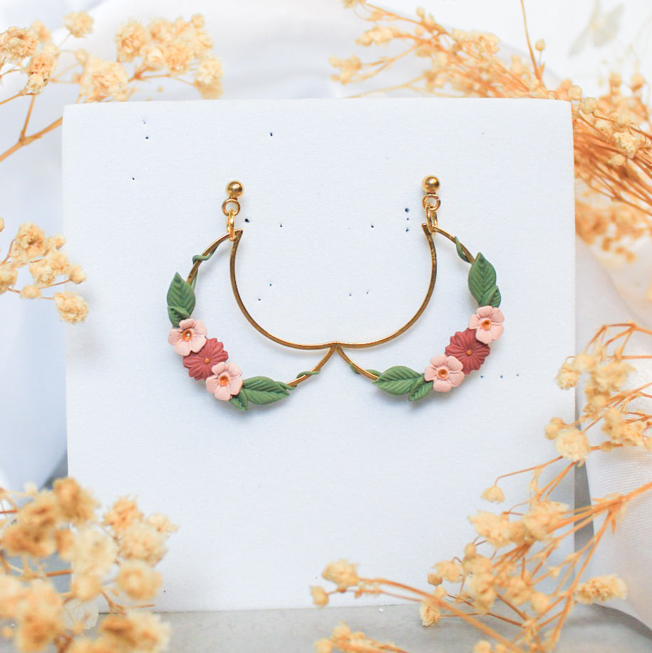 Ivy Crescent Earrings