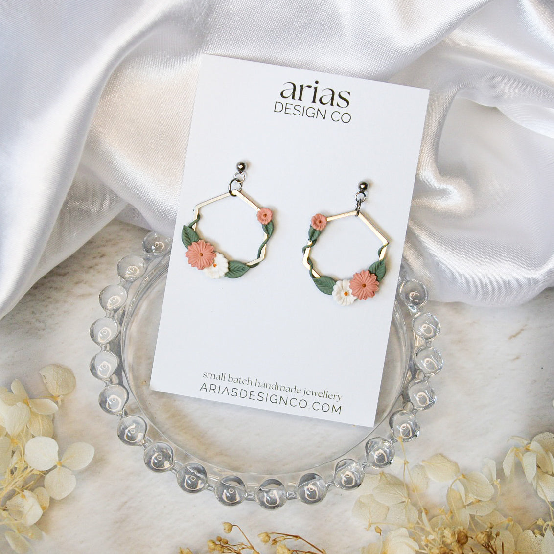 Ivy Hexagon Earrings SS25