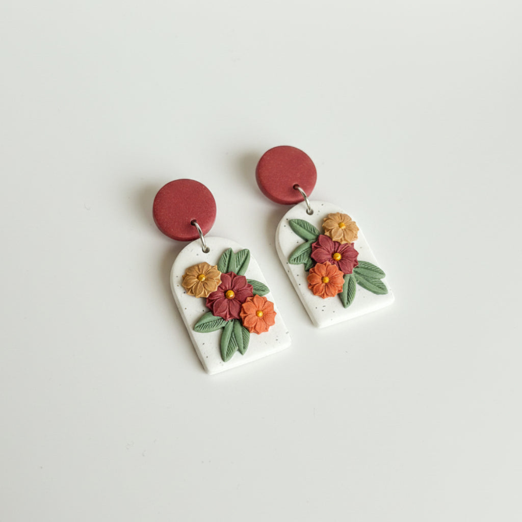 Cherry Arch Bouquet Earrings