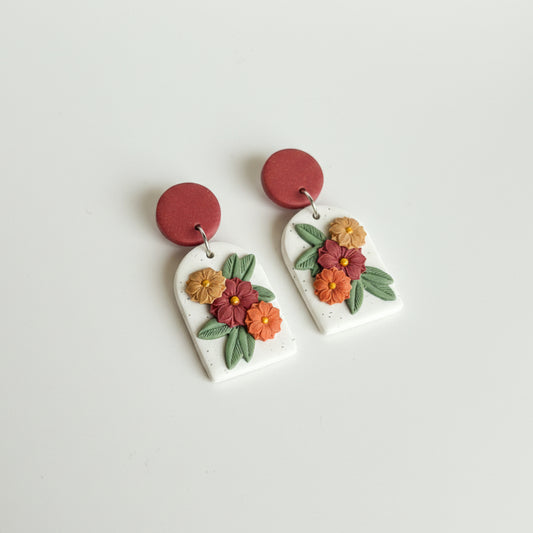 Cherry Arch Bouquet Earrings