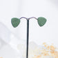 Leaf Texture Stud Earrings