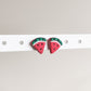 Handmade watermelon stud earrings | Shop NZ made jewellery online