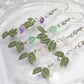 Crystal vine earrings for sensitive ears | NZ handmade jewellery