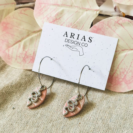 Small hoop earrings NZ |  silver hoop earrings by Arias Design Co 