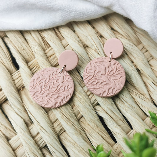 Botanical Disc Earrings