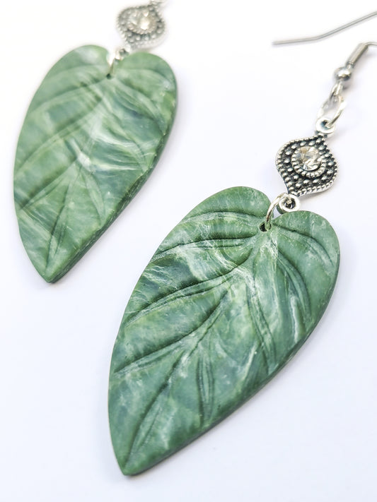 Olive Leaf Earrings